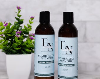 Handgefertigtes natürliches Conditioning Shampoo * Tiefe Feuchtigkeitsspender * Aloe Vera * Weizenkeim * Arganöl * Hydrolysiertes Weizeneiweiß * Ätherisches Lavendelöl