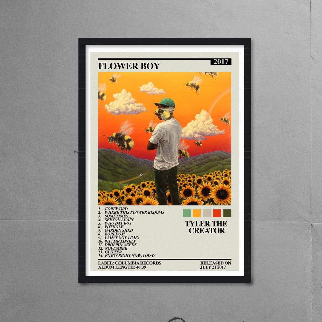 Tyler the Creator Poster Music Poster Wall Art Wall Decor Print - Etsy ...