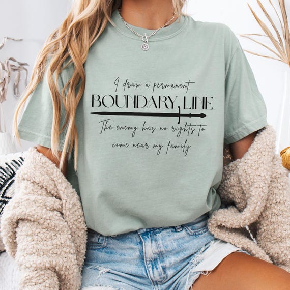Woman's Worship Tee Bold Faith Design Prayer Group Tshirt Permanent Boundary Line Song Lyric Shirt Faith Gift for Mom Christian Graphic