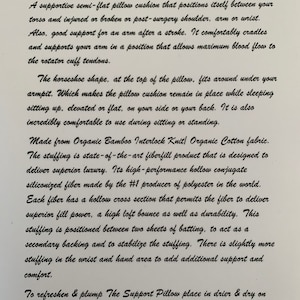 Oreiller/coussin de soutien de la coiffe des rotateurs pour blessure à l'épaule, au bras ou au poignet. Un must pour le confort avant et après la chirurgie image 9