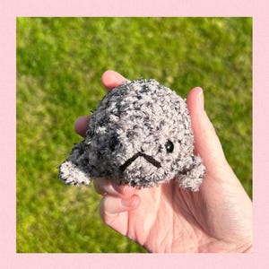Crochet Black Rain Frog Plushie (MADE TO ORDER)