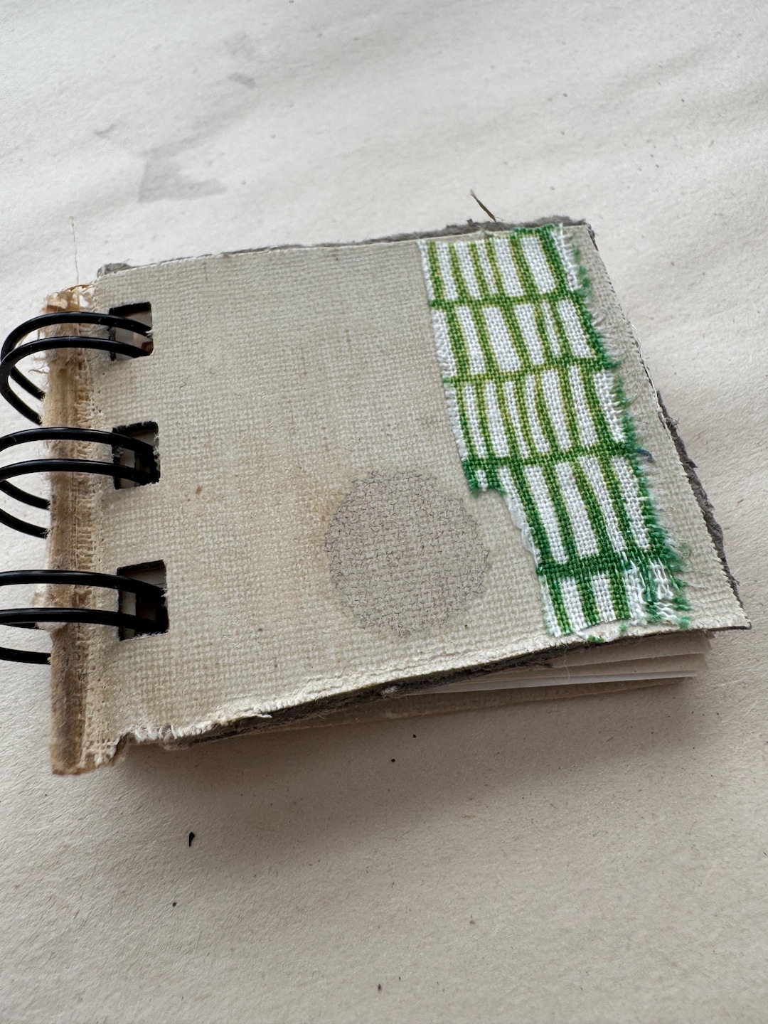 Vintage Book Cover Handmade Journal- Green - Etsy