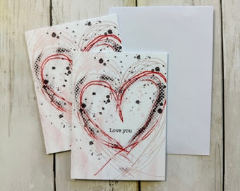 Printable Valentine's Card (1), vday card, handmade card, digital