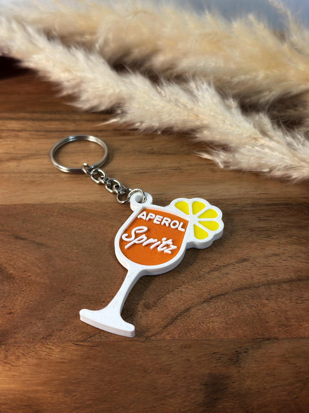 Aperol Spritz Aperitif/cocktail Keychain/pendant 3D Printed From ...