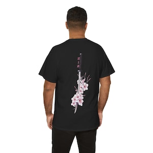 Katana Sakura Japanese Sword T-Shirt