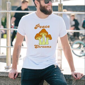 Peaceful Mushroom Crewneck Sweatshirt: Unisex Cozy Casual Wear