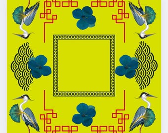 MAHJONG MAT Game Square Cover, Trendy 31in game entertaining Tablescape  to cover tablecloth onlyTWO week delivery approx. USA made!