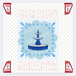 MAT Mahj MARIETTA Big CHICKEN, mesa de cartas Mahjong con diseño de Georgia, clásico de moda favorito de Marietta