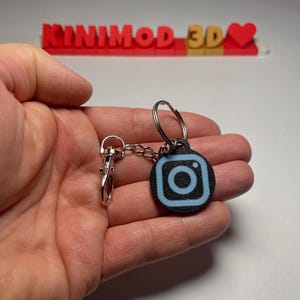 Customizable NFC Keychain for Social Media - Direct Link to Your Instagram-Kanal