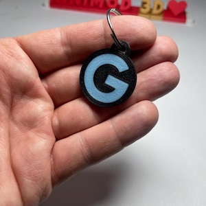 Chaveiro NFC personalizável para redes sociais | Link direto para sua avaliação do Google | Feito à mão na Alemanha! | efeito de iluminação