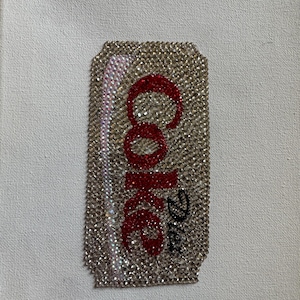 Tela di strass Diet Coke. Perfetta per camere da letto, dormitori e soggiorni