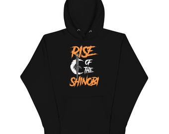 Minimalist Ninja Hoodie: Rise of the Shinobi Unisex Sweatshirt