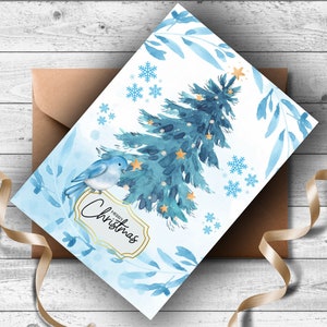 Printable Christmas Greeting Card, Christmas Cards Printable, 5x7 in Greeting Cards, Digital Download, Greeting Cards Printable, Digital