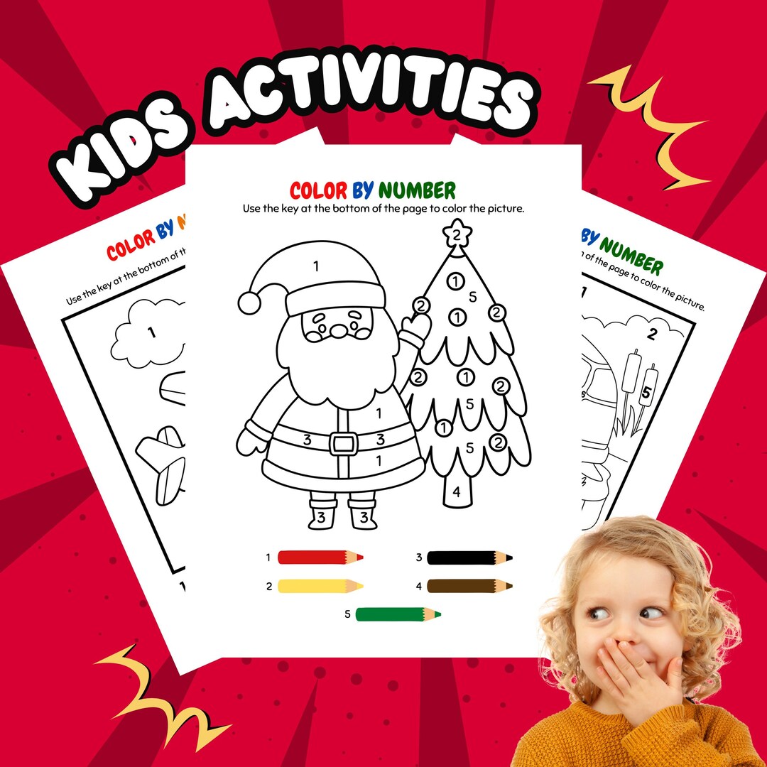 Color by Number Printable, Coloring Pages Animals for Kids, Coloring