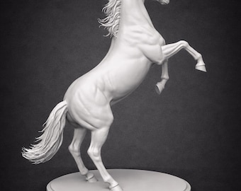 Stampa 3D di un cavallo altamente dettagliato (file STL) - Download digitale
