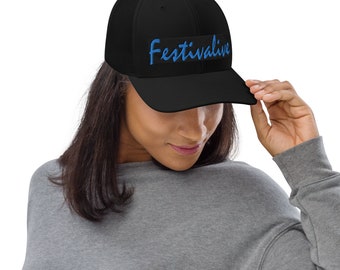 Embroidered Festivalive Latin Rock Band Trucker Cap