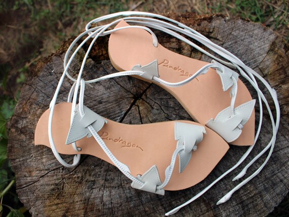 Woodland white sandals shop