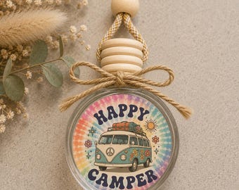 HIPPIE BOHO - Handmade Car Air Freshener with Positive Affirmation | Rearview Mirror Diffuser | Gift for Women | The Good Smelling Shopp