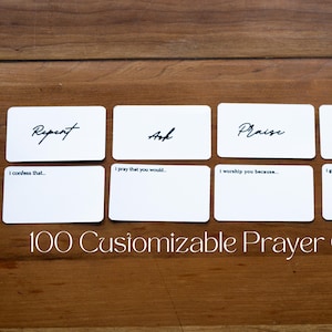 Gebetsanliegen | Prayer Board Kit Kartennachfüllung | Lob Anfrage Nachfragen Yield Card Set | Wähle dein Bundle