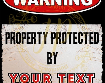 Plantilla de señal de advertencia - EDITABLE en Canva