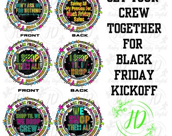 PAQUETE DE BLACK FRIDAY - pngs - Black Friday Sábado de pequeñas empresas Ciberlunes Descarga digital instantánea