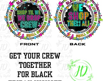 EQUIPO DEL VIERNES NEGRO - pngs - Viernes Negro Sábado de Pequeñas Empresas Ciberlunes Descarga Digital Instantánea Llamativa