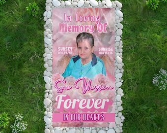 Plantilla editable de Canva para manta de rosas rosadas (incluye maqueta) DESCARGA DIGITAL