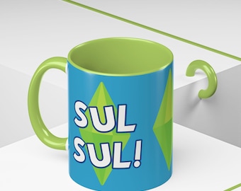 Caneca de café Plumbob dos Sims: Tema de jogos