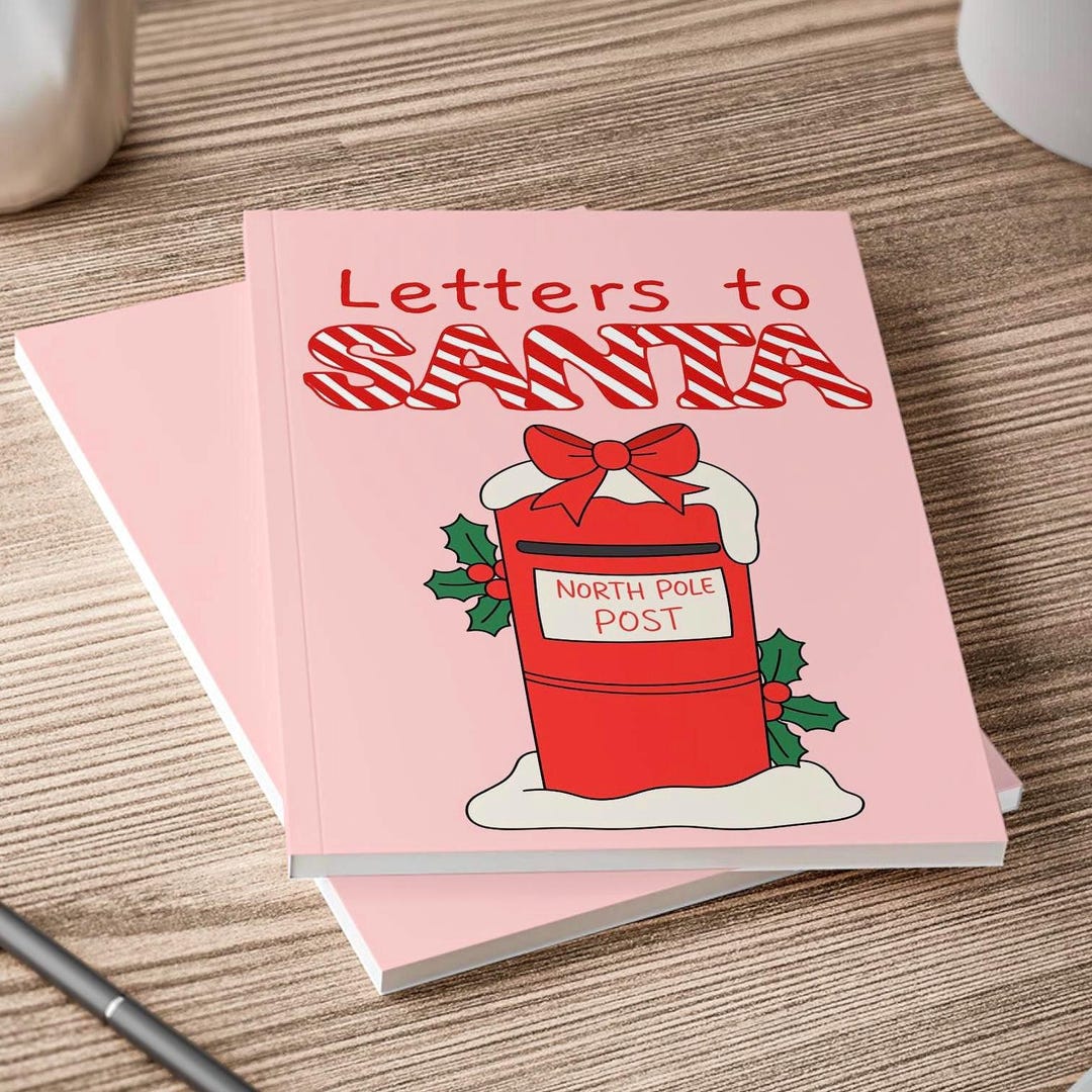 A5 Festive Letters to Santa Notebook. Christmas List Book - Etsy