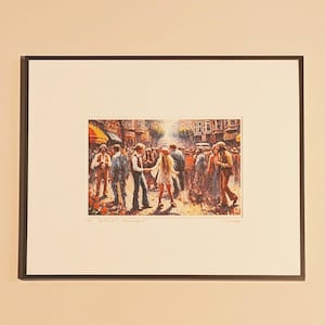 Grateful Dead Framed Art - &quot;Scarlet Begonias&quot; - Signed and Numbered