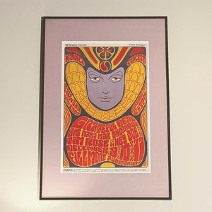 Framed 1966 First-Printing Grateful Dead Fillmore Poster BG-41