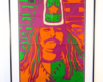 Vintage Original the Grateful Dead Seven Ten Ashbury 1967 Poster
