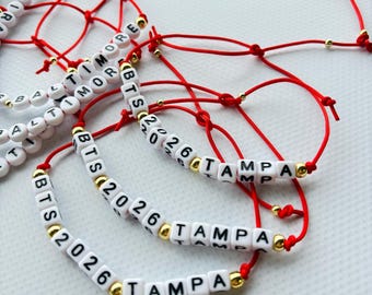 BTS Arirang Bracelet, Kpop Beaded Bracelet, BTS Inspired Jewelry, ARMY Gift, Korean Style Bracelet, Handmade Kpop Accessories