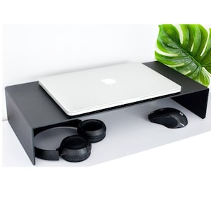Moderner Monitor Ständer für Schreibtisch-Metall Monitor Ständer-iMac Ständer-Schreibtisch Regal-Schreibtisch Ständer-Büro Organizer -Stahl Monitor Ständer-MacBook Ständer