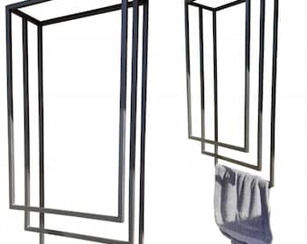 Plafond handdoekenrek-drievoudig-plafondmontage kleerhanger-entree hanger-zolder metalen handdoekhanger-handdoekenrek- badkameraccessoires, badkamer