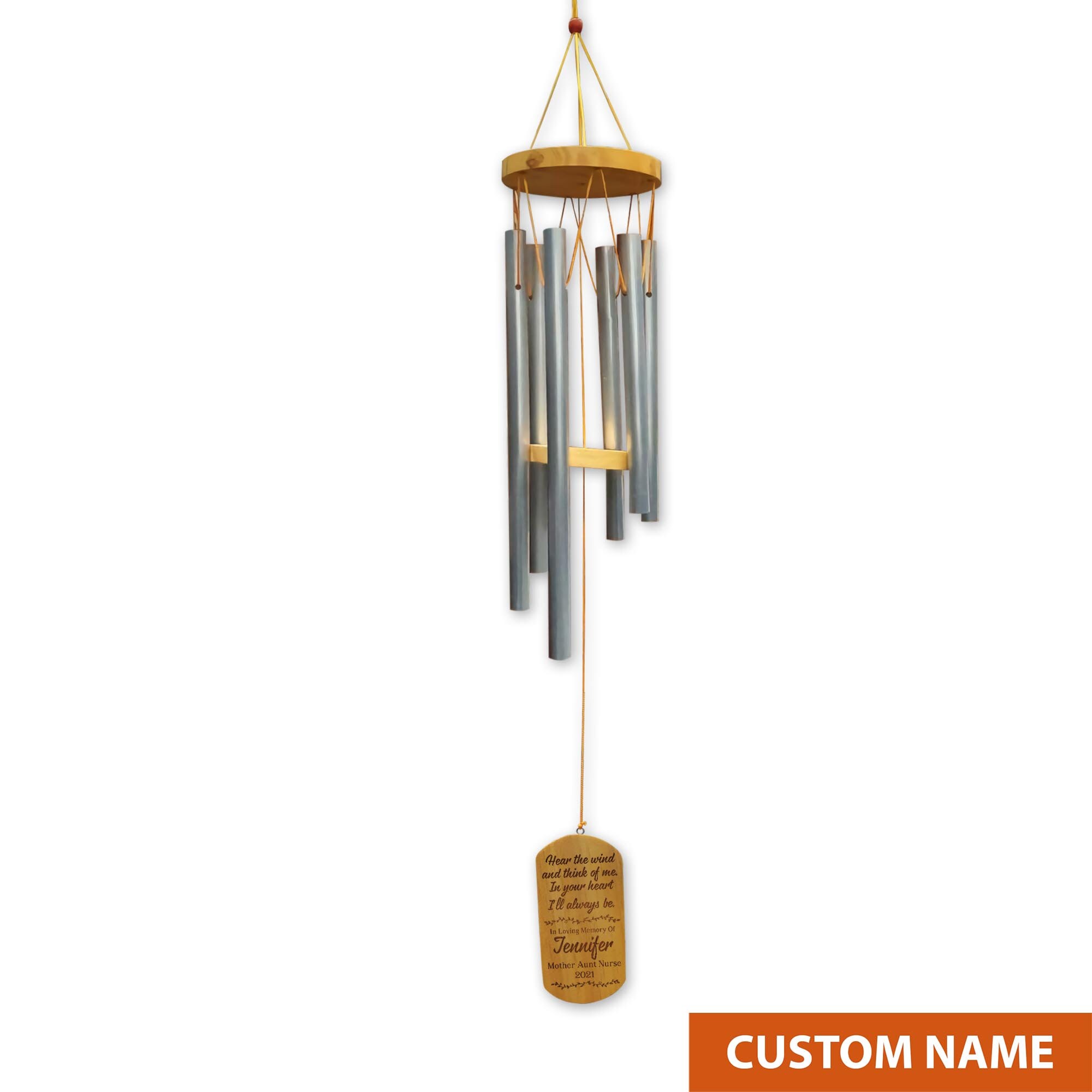 Personalized Wind Chime In Loving Memory Wind Chime Memorial