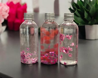 Pack of 3 sensory bottles / EDITION_ROSE