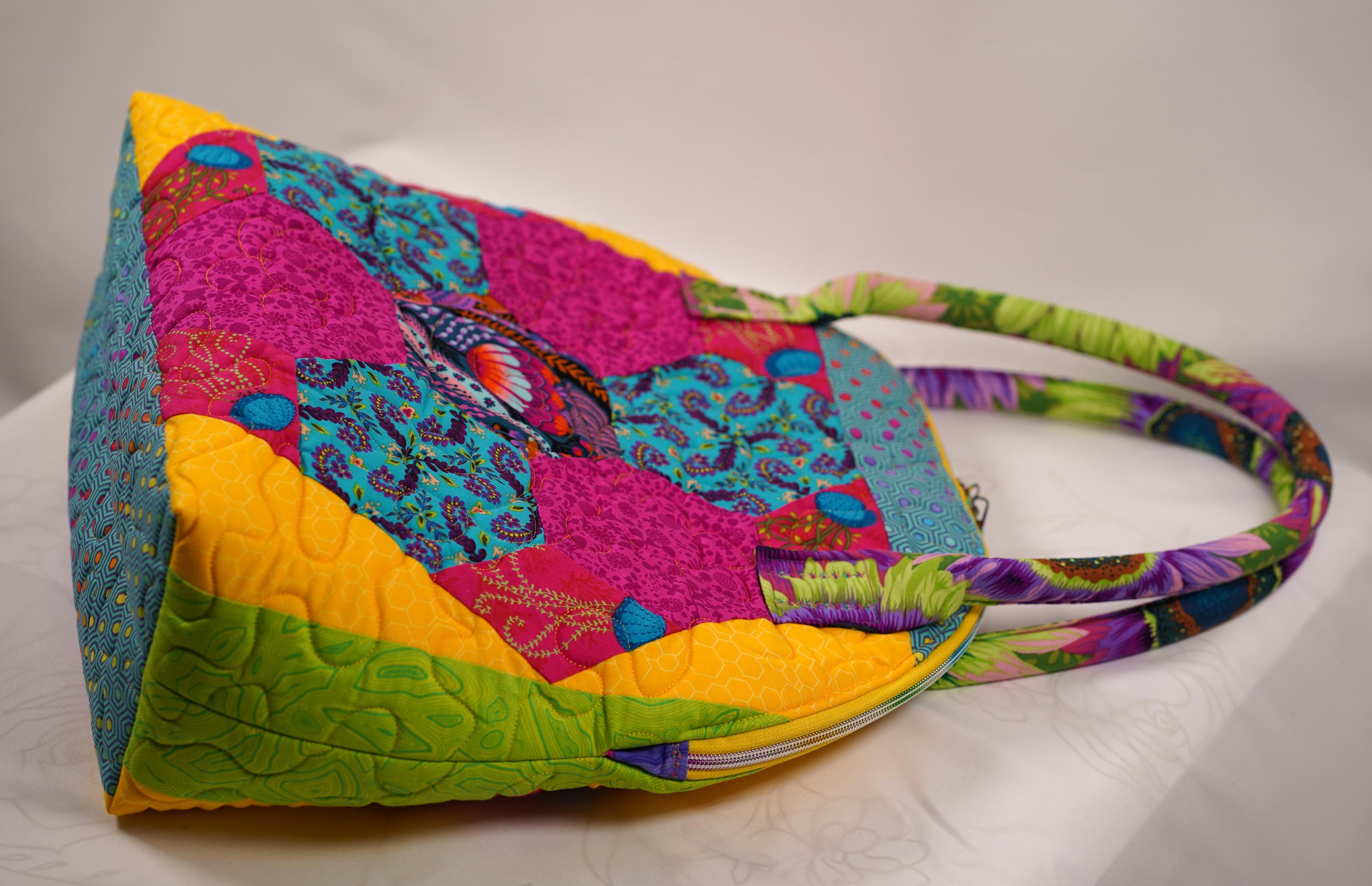 Unique Patterned Bag Unique Quilted Hand-made Bag - Etsy