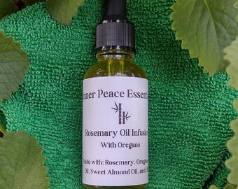 Rosemary Hair Oil - 100% Natural Growth Oil Infused with Oregano