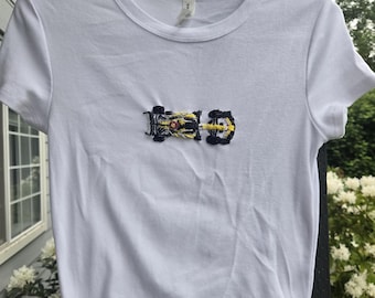 Handgemachtes Perlen VCARB inspiriertes Rennwagen-Shirt | Motorsport Fan Bekleidung