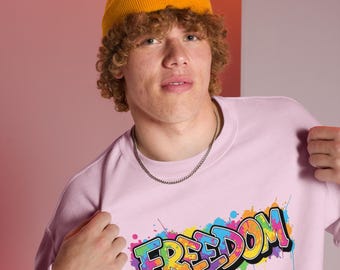 Freedom Shirt With Paint Splatter, Political Shirts