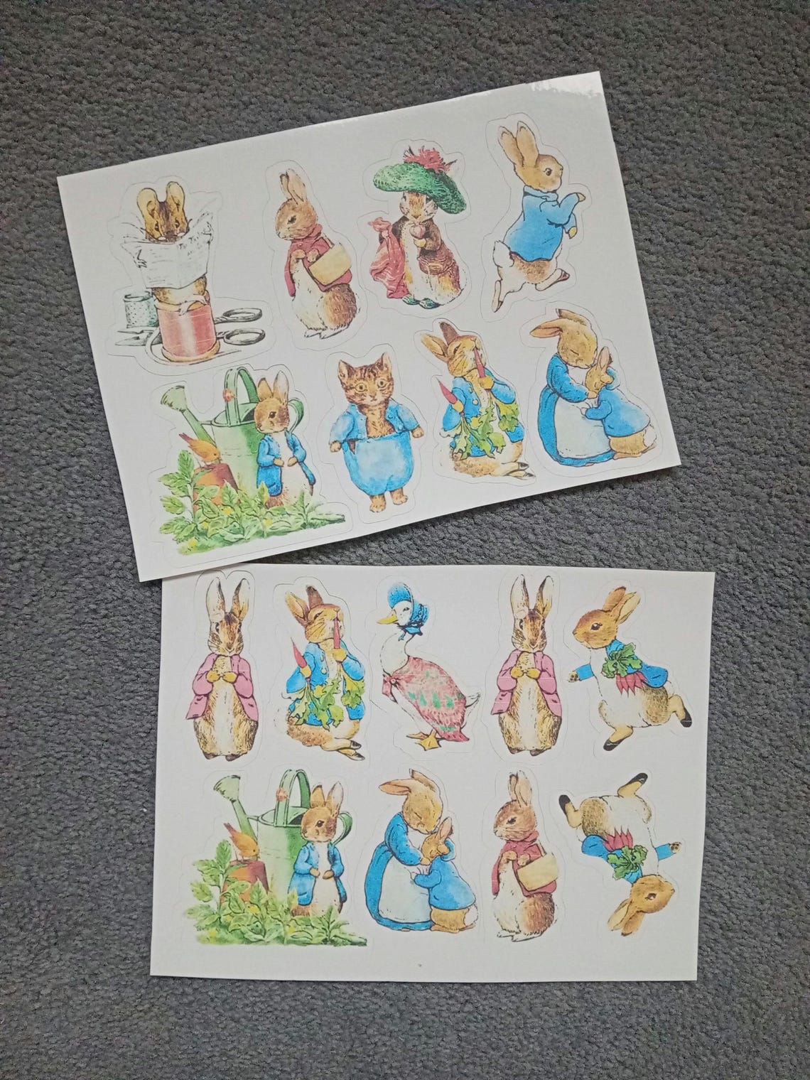 Peter Rabbit Stickers | Glossy Beatrix Potter Characters, 34 Stickers ...