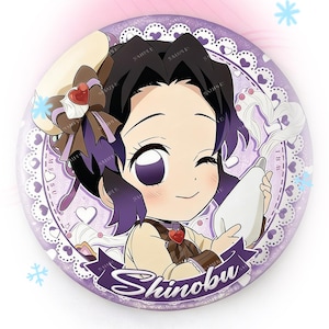 Slayer Kanao Pin, söt anime-knappmärke, handgjort animemärke, Kanao Chibi-berlock, present till animeälskare