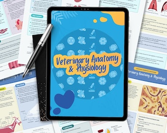 Notes d'anatomie et de physiologie vétérinaires guide d'étude pour les infirmières Notes pour les infirmières vétérinaires cahier de technicien vétérinaire livre d'étudiant en médecine vétérinaire