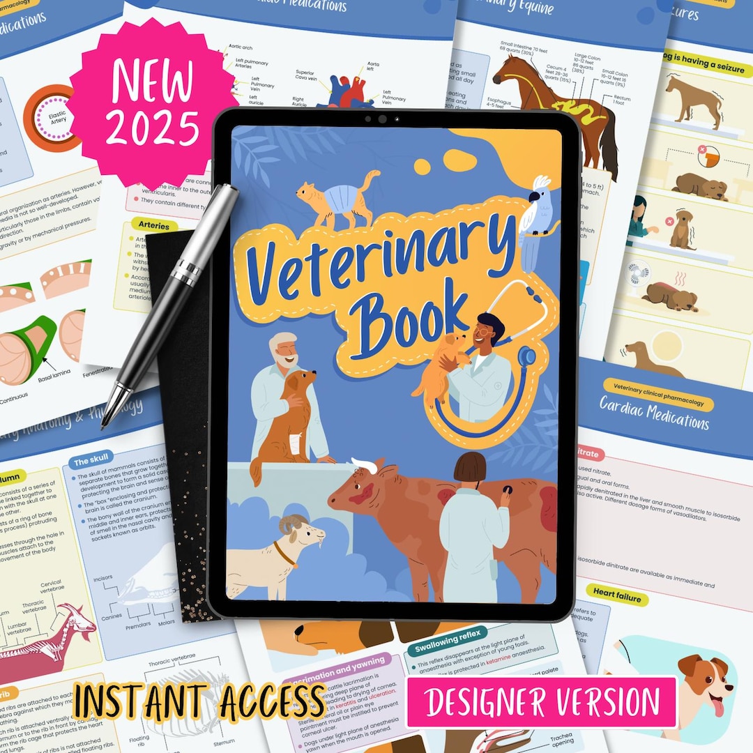 Veterinary Tech Notes Veterinary Nurse Study Guide: Vet Tech Notes, Pharmacology, Anatomy ...
