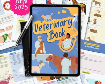 Veterinary Nurse Study Guide: Vet Tech Notes, Pharmacology, Anatomy (Digital PDF)