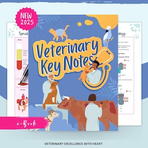 I più venduti appunti chiave veterinari guida allo studio per infermieri appunti per infermieri veterinari quaderno per tecnici veterinari libro per studenti di medicina veterinaria