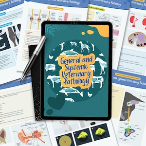 General and Systemic Pathology notes nurse study guide Vet nursing notes veterinary technician notebook vet medical student book