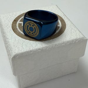 Blue Lantern signet ring