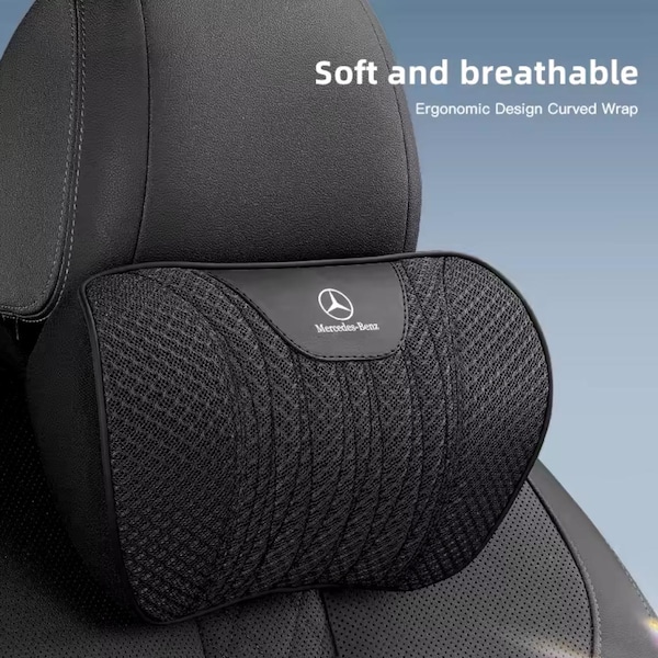Car Headrest Neck Support Seat Soft Neck Pillow For Mercedes-Benz AMG A B C E W203 W204 W205 W206 W210 W211 W212